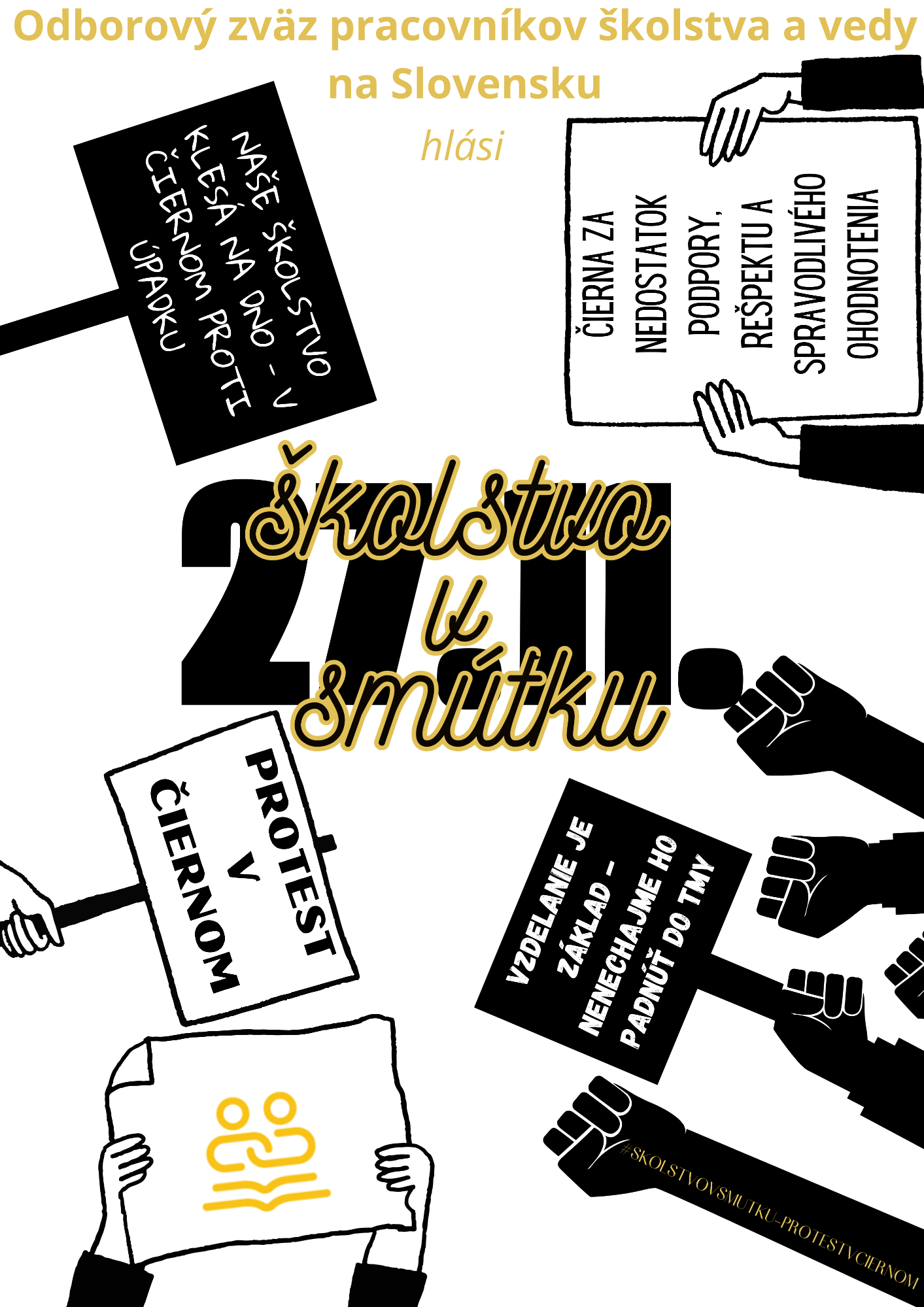 Plagat Skolstvo v smutku