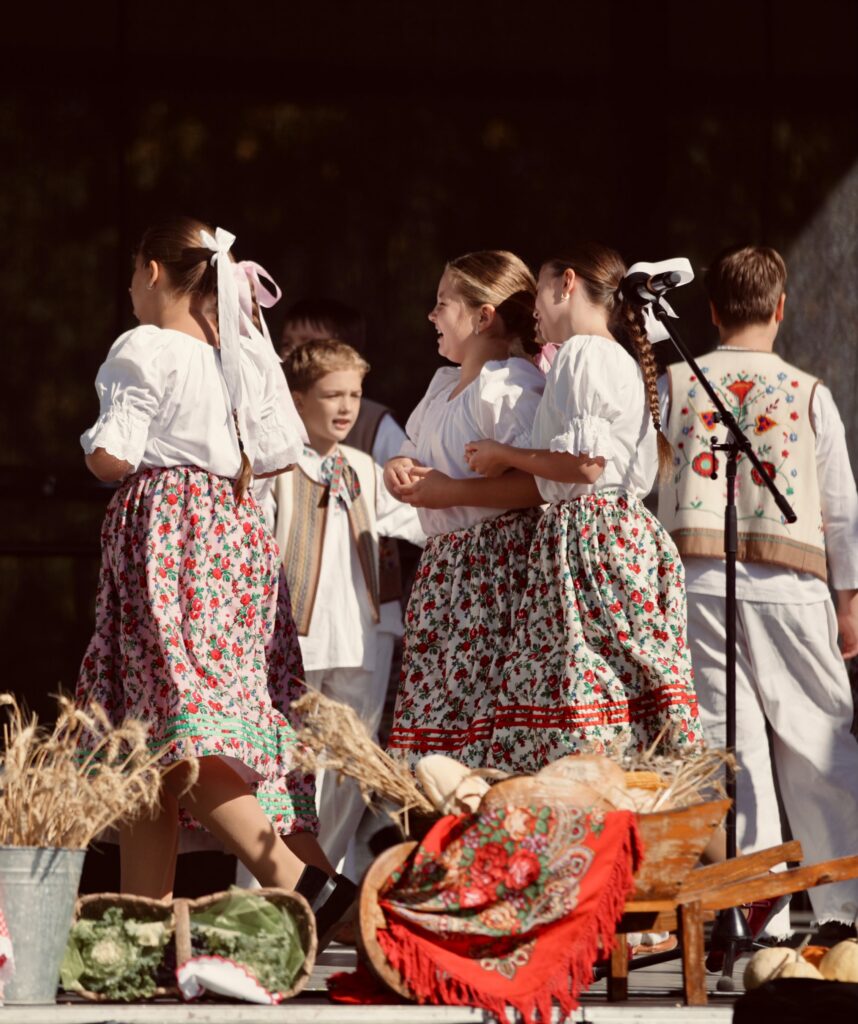 Vystúpenie detského folklórneho súboru
